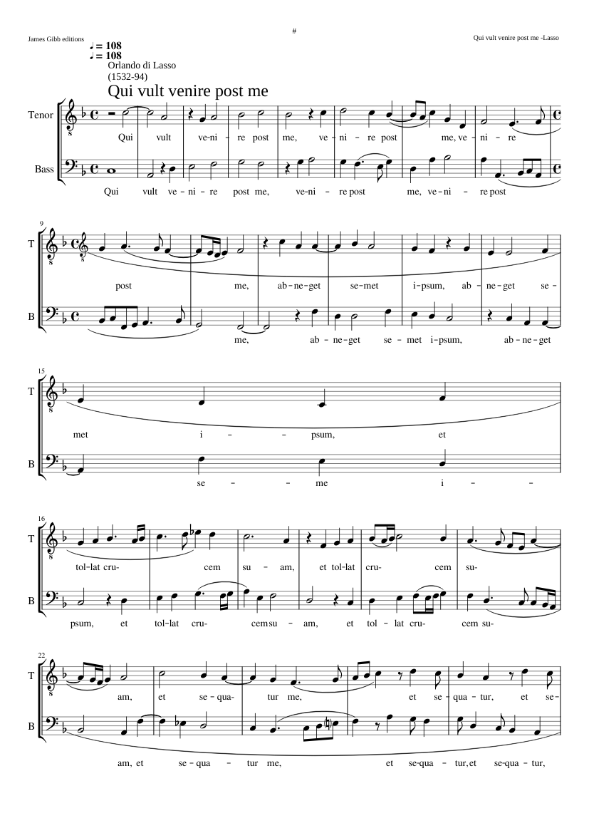 Qui vult venire post me