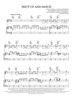 Free Shut Up And Dance by WALK THE MOON sheet music | Download PDF or print  on Musescore.com