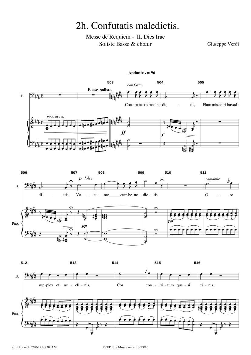 Verdi - Requiem - Texto e Notas PDF, PDF, Missa (liturgia)