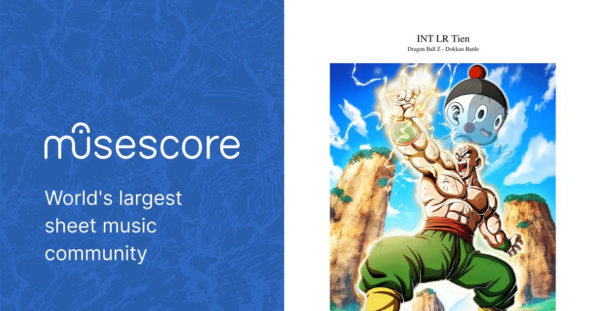 Dokkan Battle OST - INT LR Tien (Active Skill) Sheet music for Piano ...