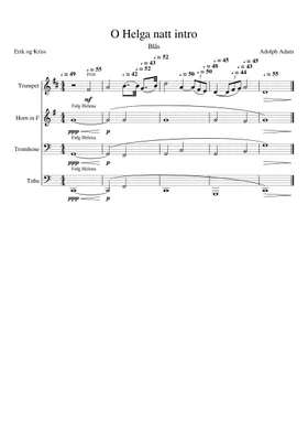 Free O Helga Natt by Adam, sheet music | Download PDF or print on  Musescore.com