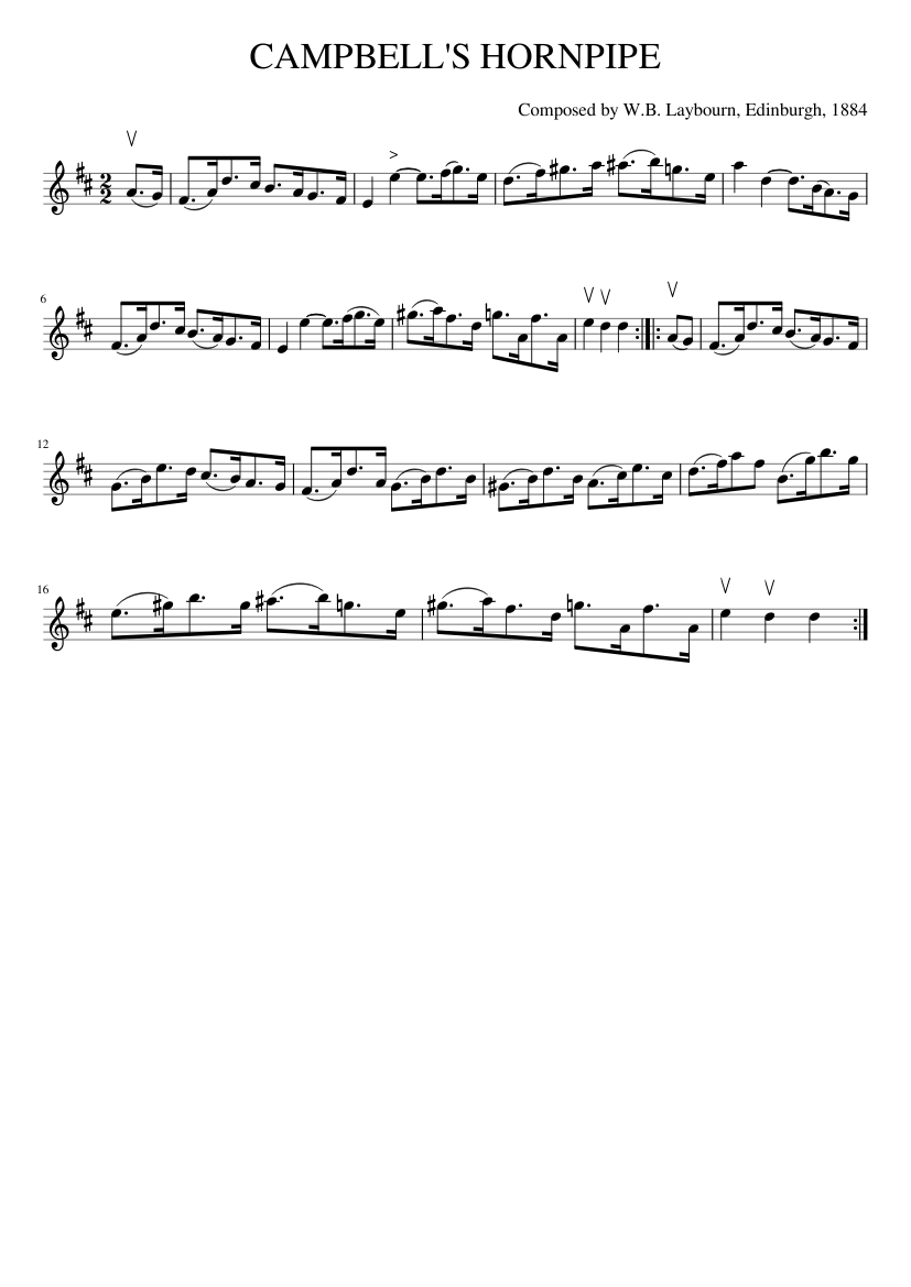 CAMPBELL'S HORNPIPE