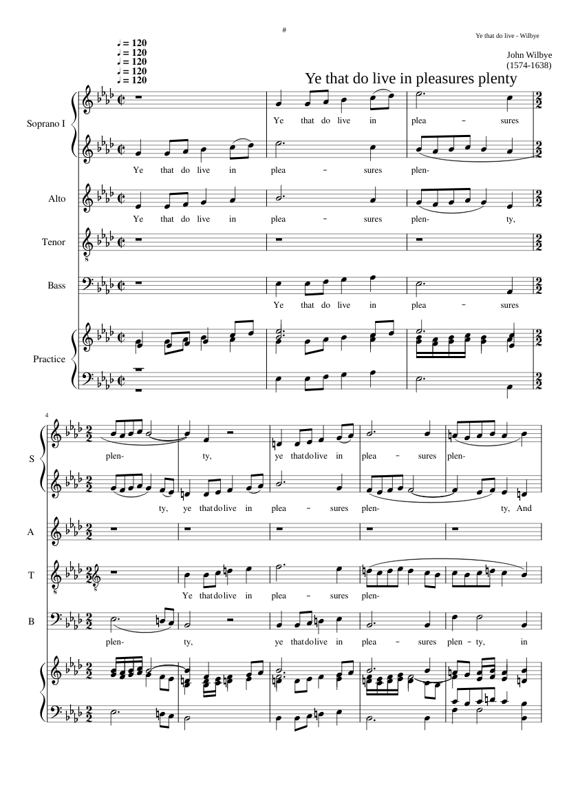 Ye that do live in pleasures