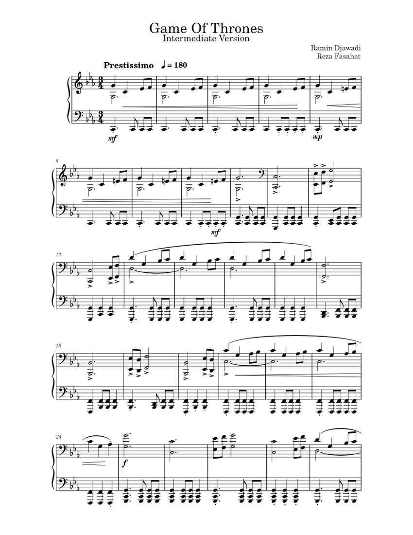 Game Of Thrones Piano Tutorial