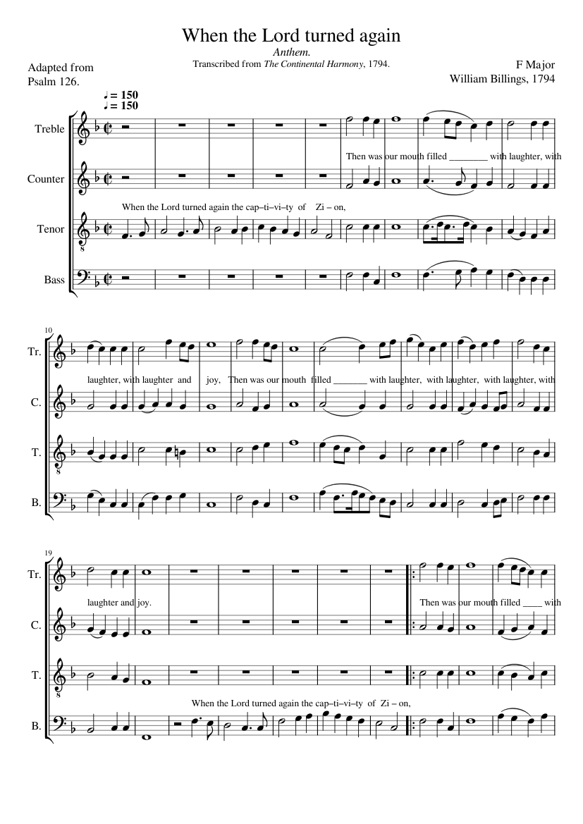 When the Lord turned again