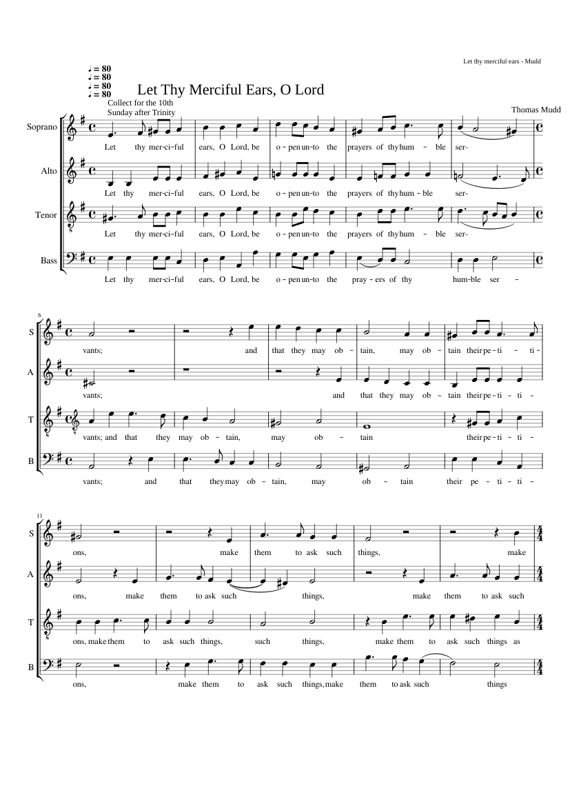 Let thy merciful ears