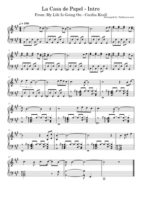 Free My Life Is Going On by Cecilia Krull sheet music | Download PDF or  print on Musescore.com