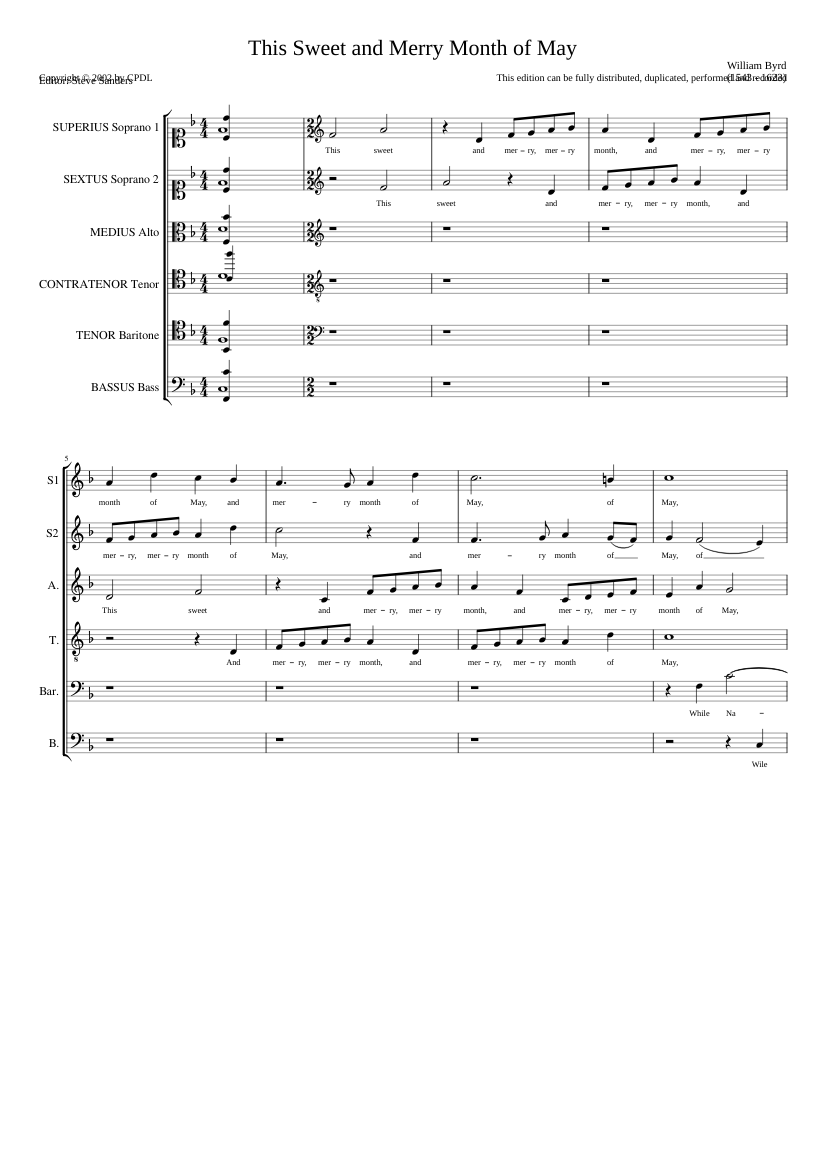 This Sweet and Merry Month of May