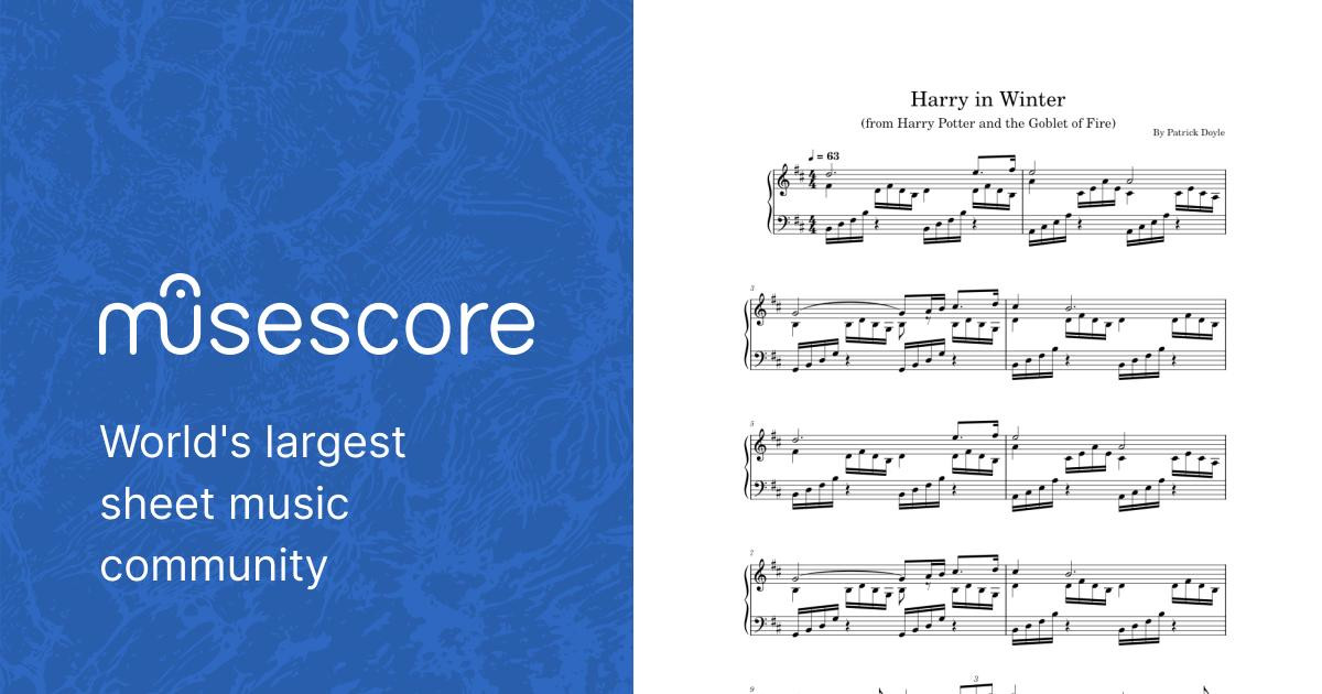 Harry in Winter Sheet music for Piano (Solo) | Musescore.com