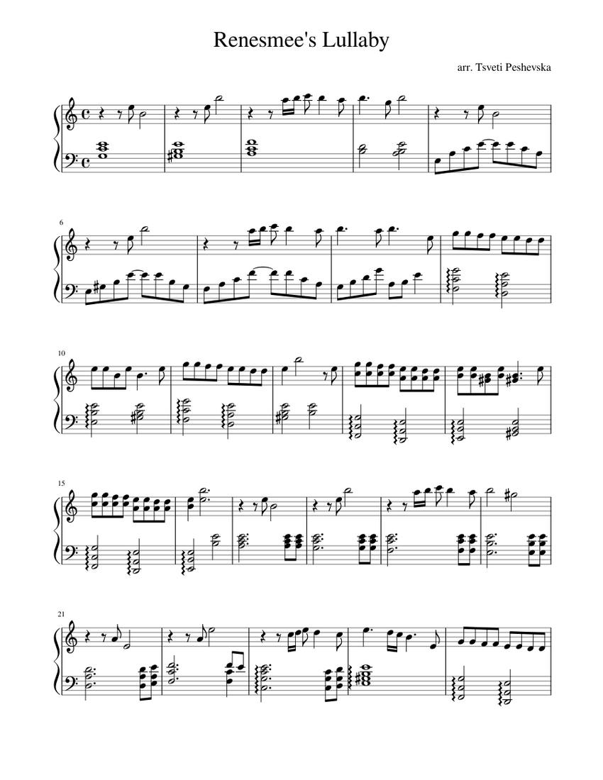 Бетховен колыбельная. Сумерки Ноты для фортепиано Renesmee Lullaby. Twilight Renesmee s Lullaby Piano Ноты. Ноты Сумерки Ренесми. Ноты Ренесми Лилеби.