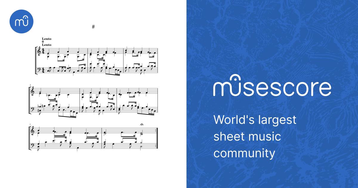 Lento by Lips Marek Maria Lipski Lento by Lips Sheet music for Piano