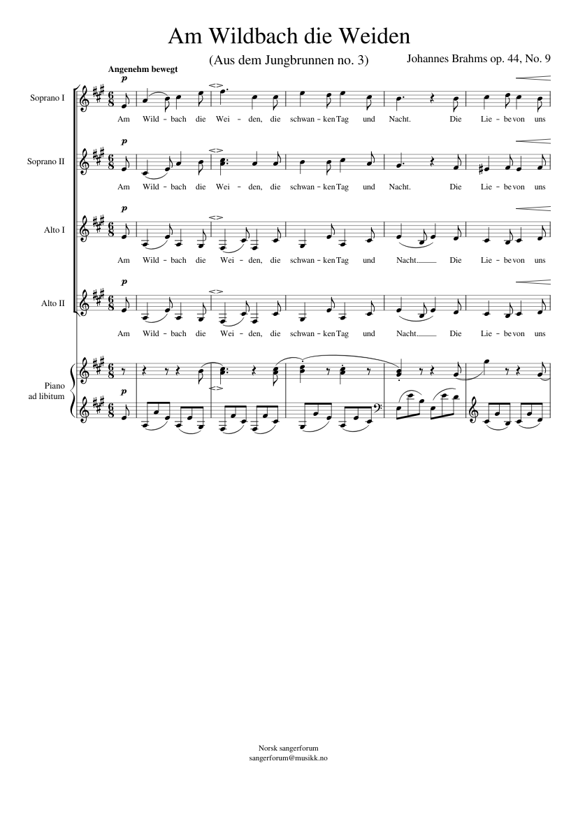 12 Lieder and Romances Op.44