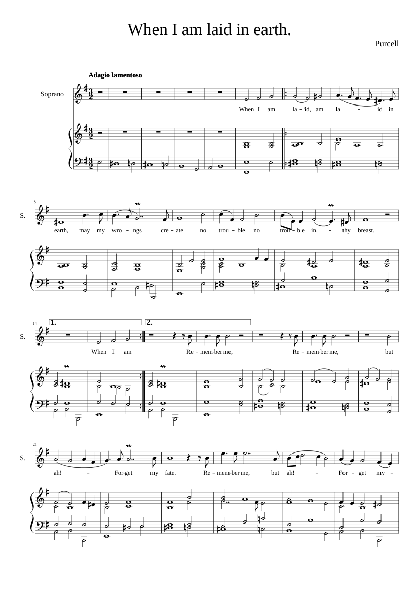Dido's Lament