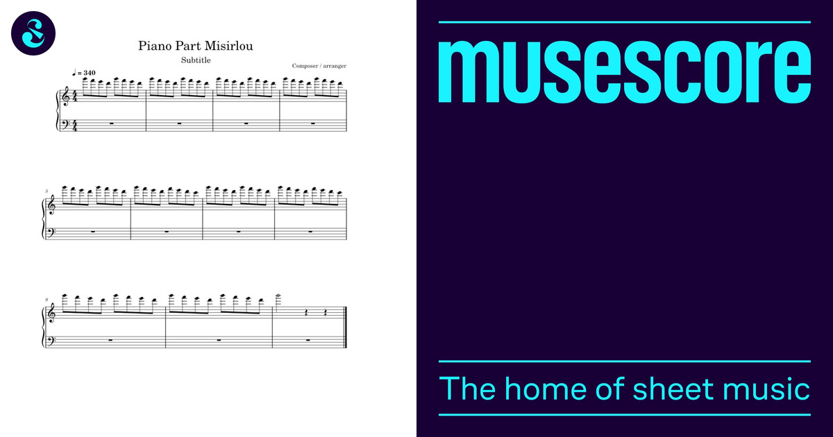 Misirlou – Dick Dale Piano Sheet music for Piano (Solo) Easy ...