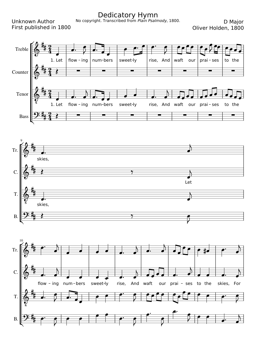 Dedicatory Hymn