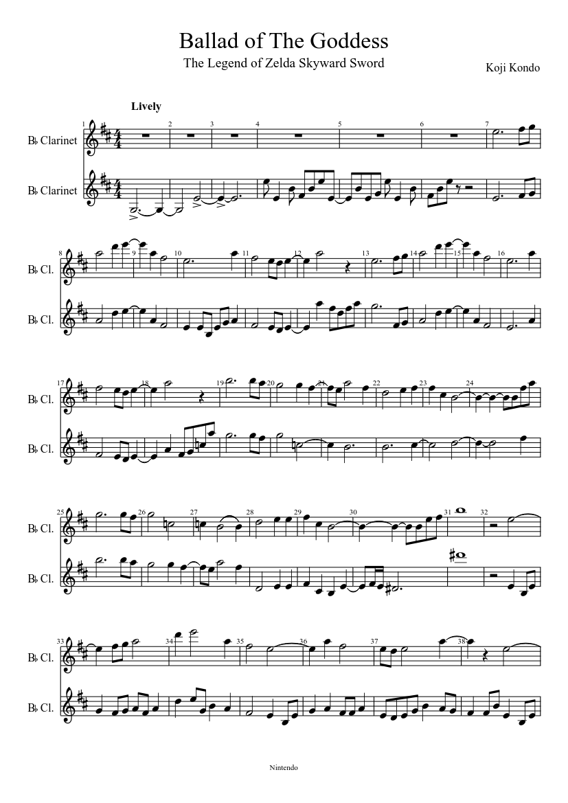 Ballad of The Duet Sheet music for other