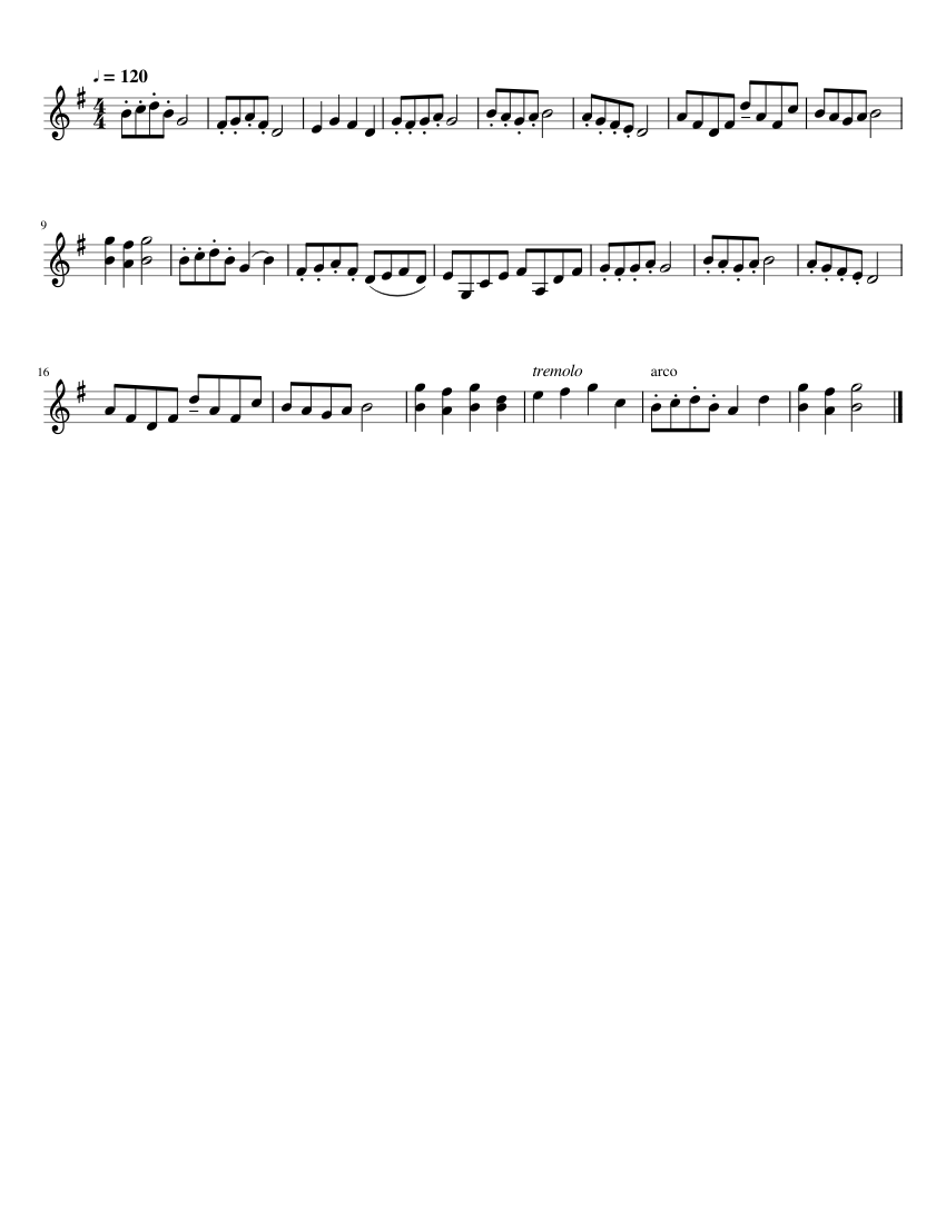 Composing practice 08282020 Sheet music for Violin (Solo) | Musescore.com