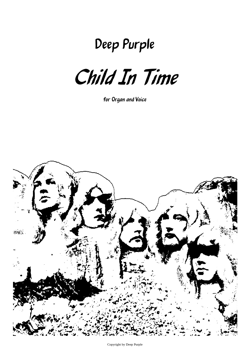 Child In Time Sheet music for Organ, Voice (other) (Mixed Trio) |  Musescore.com