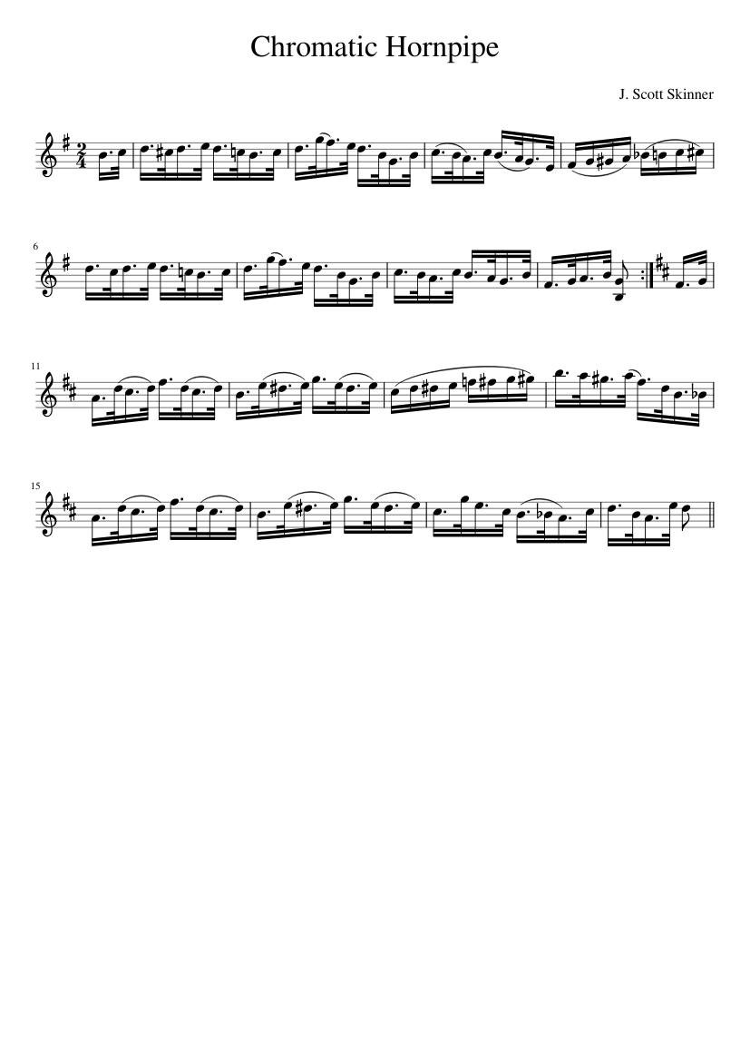 Chromatic Hornpipe