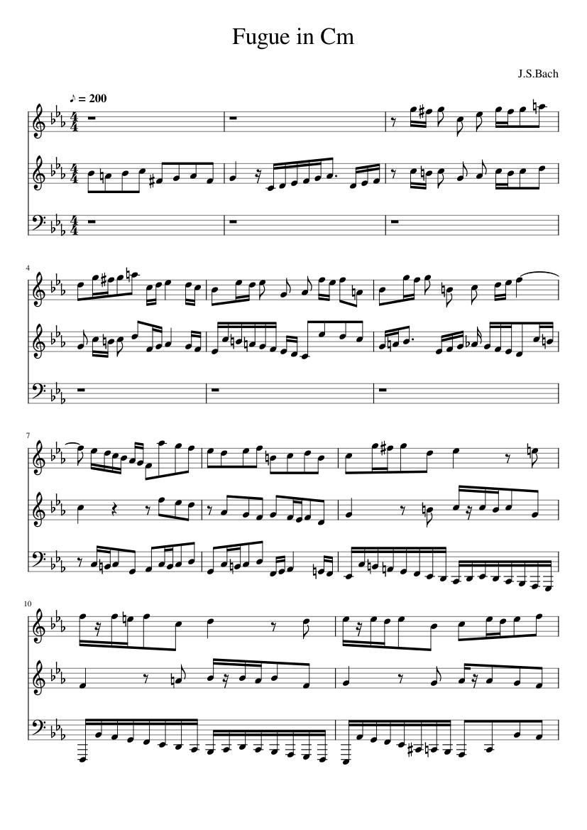 Fugue in Cm