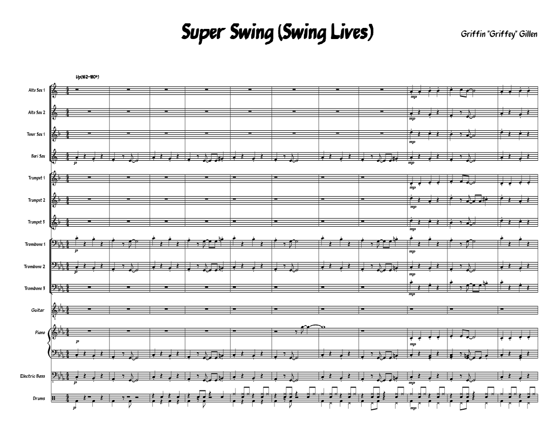 Super Swing (Swing Lives) (Big Band Arrangement) Sheet Music for