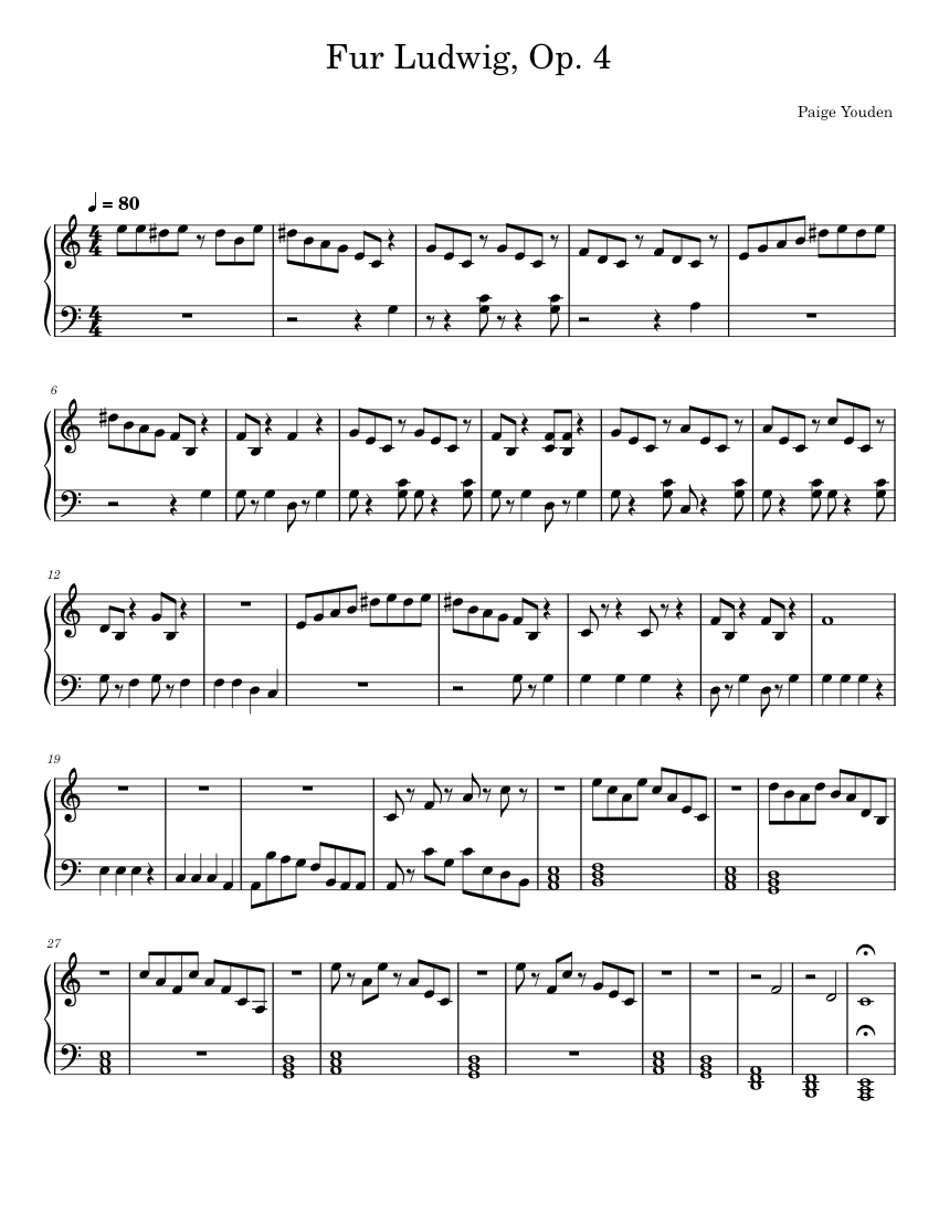 Für Elise WoO 59