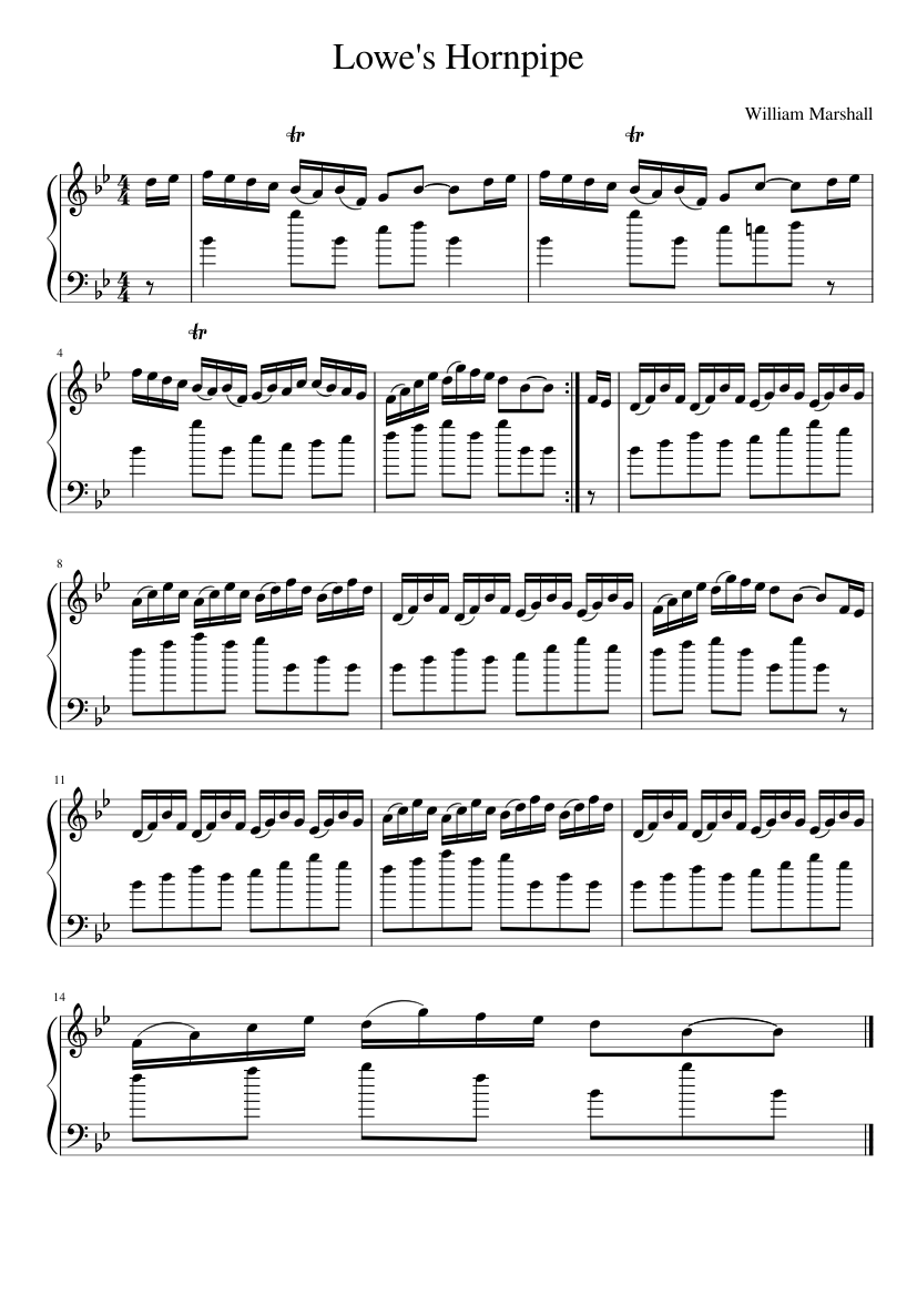Lowe's Hornpipe