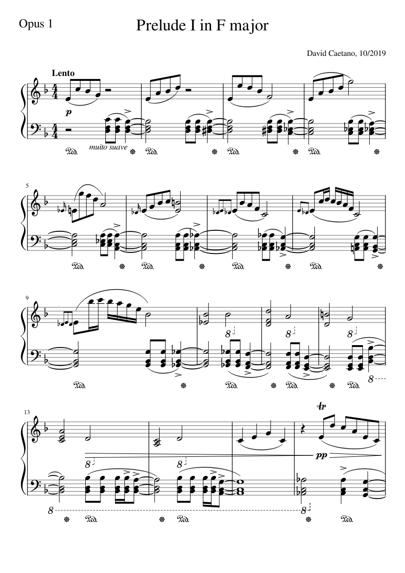 Prelude I in F major