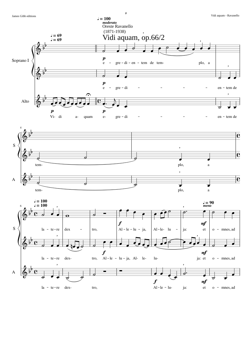 Vidi aquam op.66/2