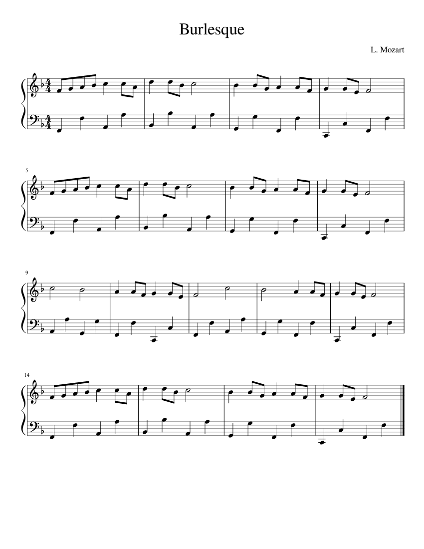 Burlesque - F Major