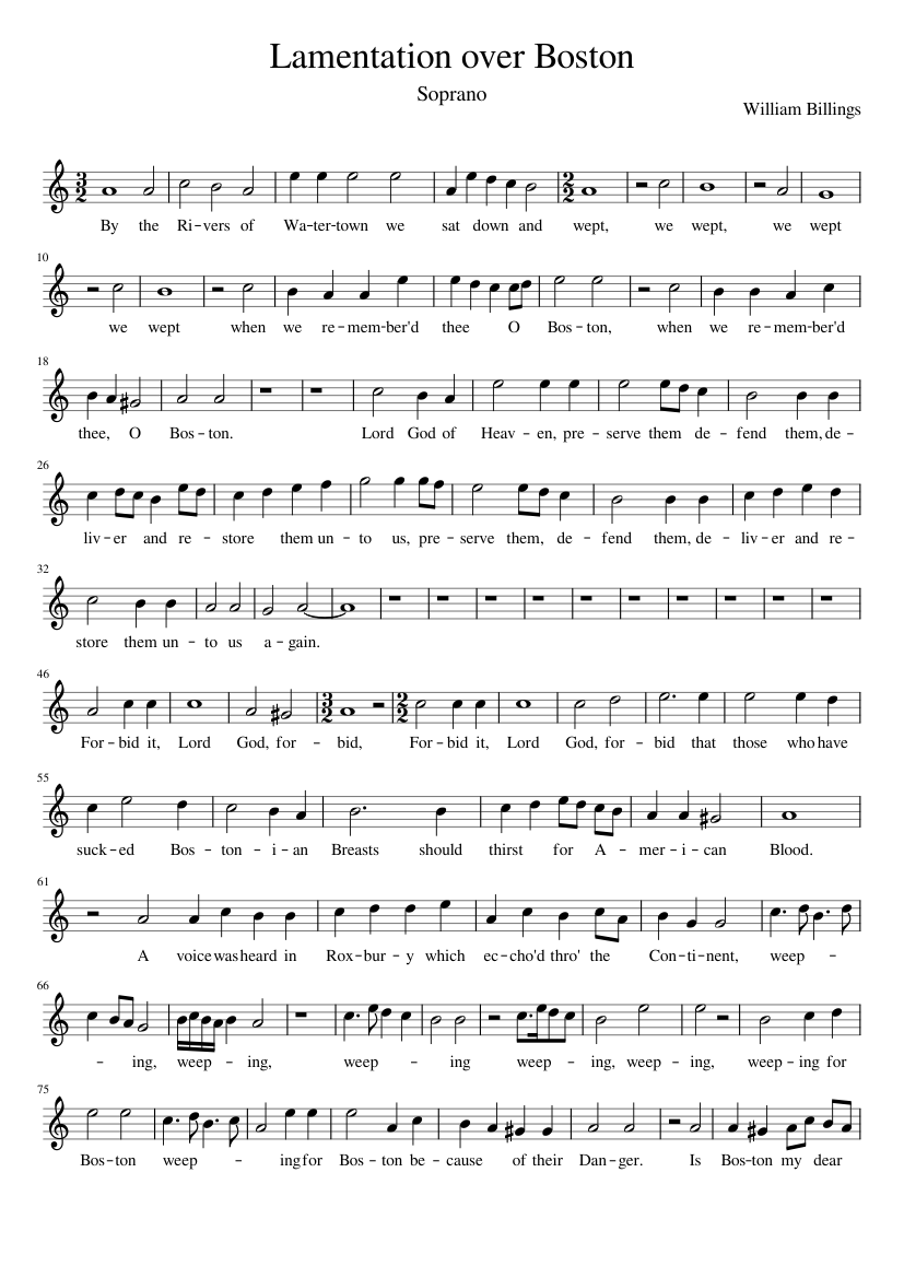 Lamentation over Boston