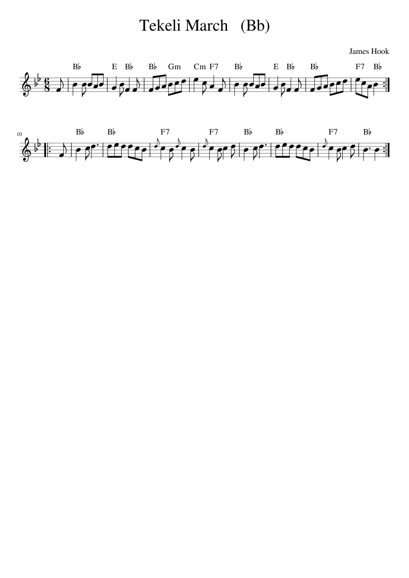 Tekeli March (Bb)