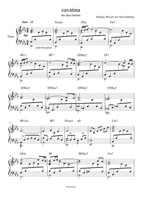 Free Cavatina by Stanley Myers sheet music | Download PDF or print on  Musescore.com