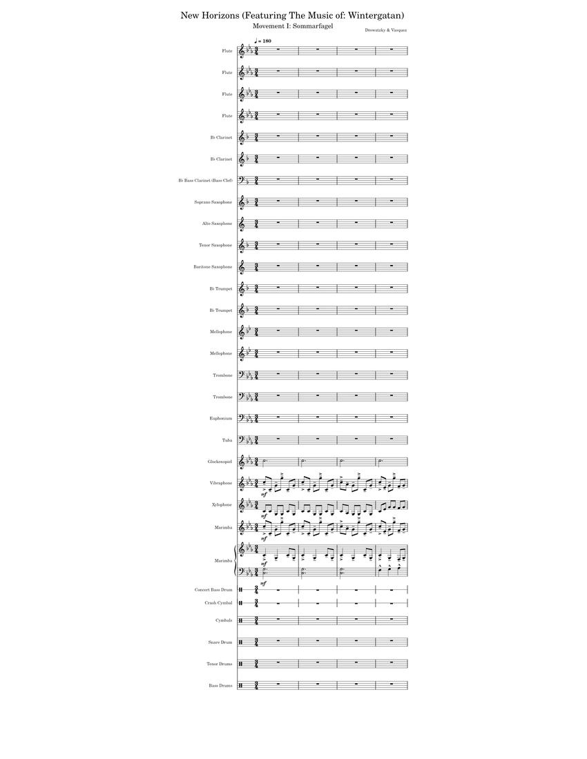 New Horizons (Revised) - Work In Progress Sheet music for Trombone ...