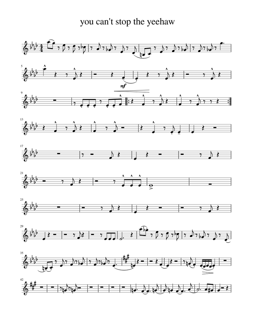 You Can T Stop The Beat Sheet Music For Piano Solo Musescore Com