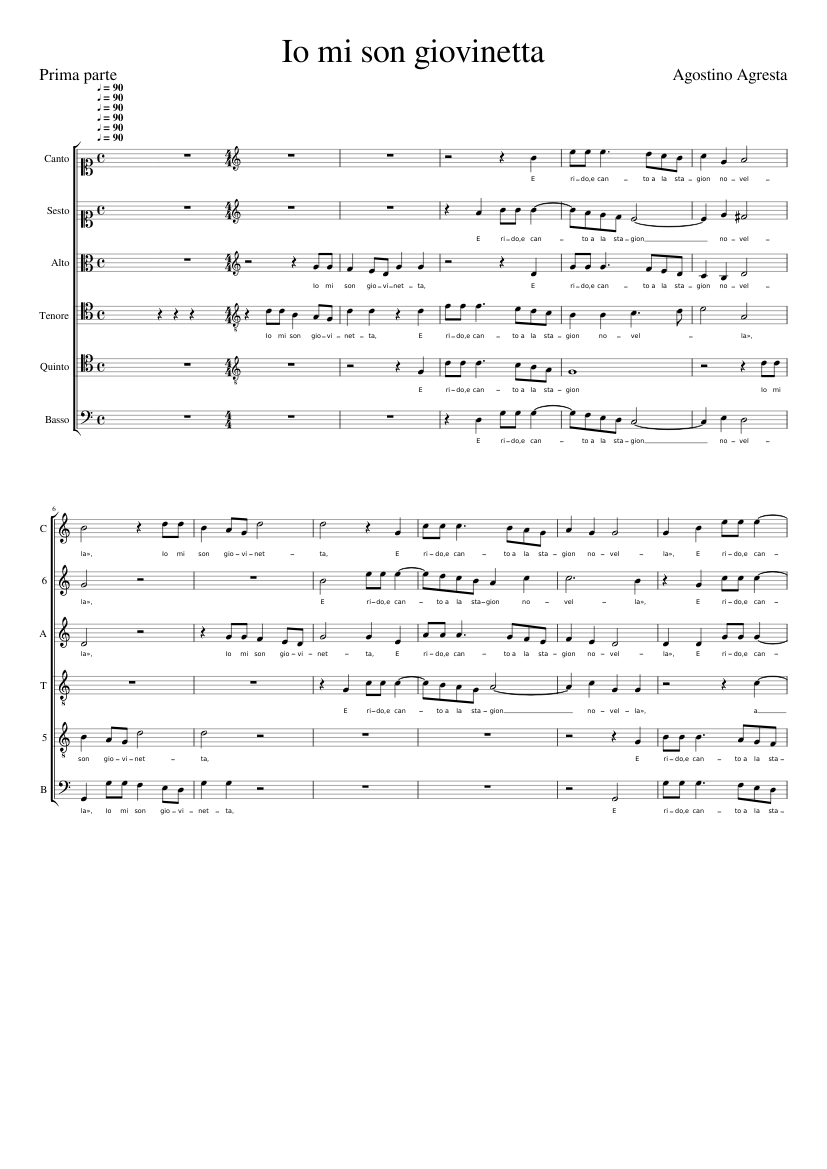 Io mi son giovinetta