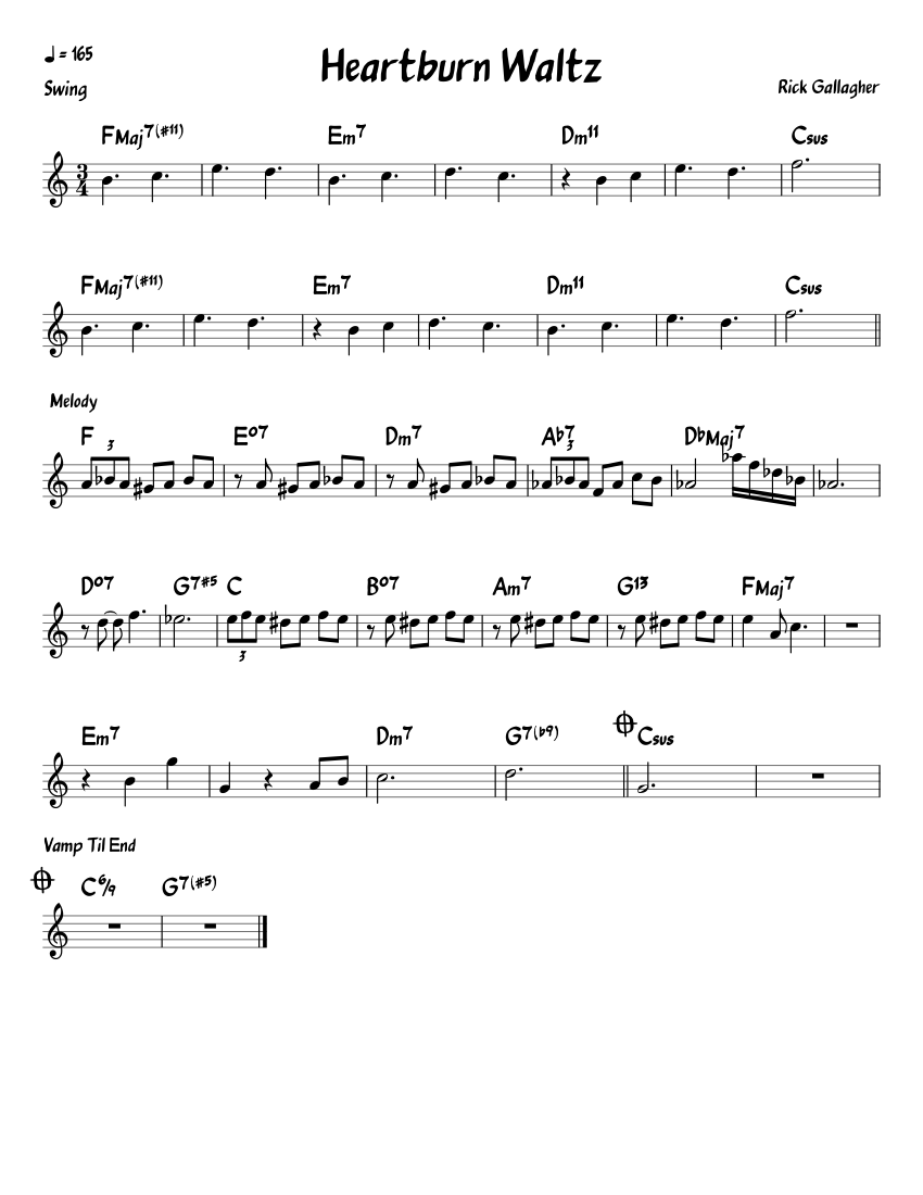 Heartburn Waltz