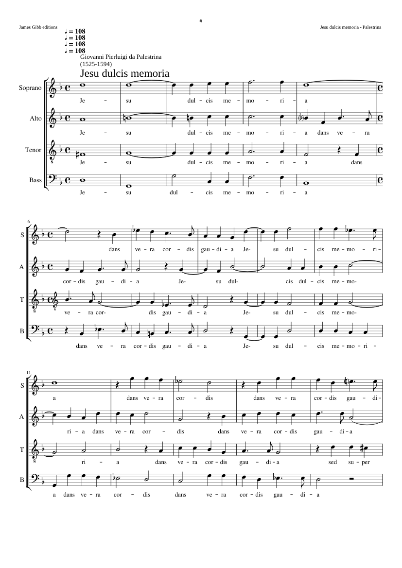 Jesu dulcis memoria