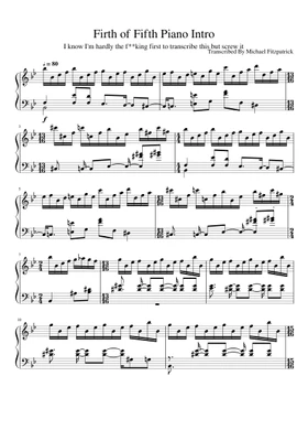 firth of fifth by Genesis free sheet music | Download PDF or print on  Musescore.com