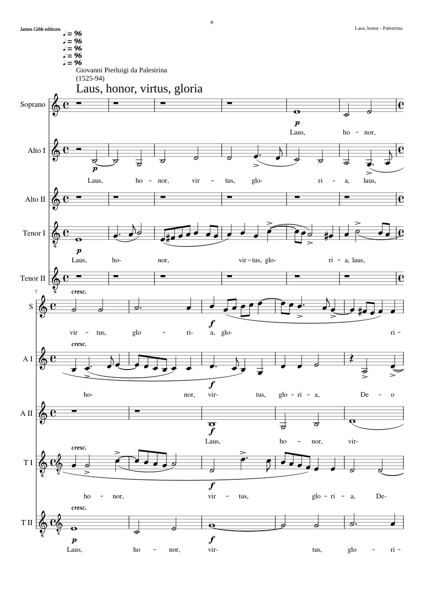 Laus honor virtus gloria