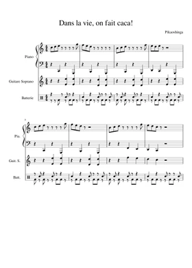 Free On Fait Tous Caca by Giedre sheet music | Download PDF or print on  Musescore.com