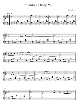 Free Children's Songs by Chick Corea sheet music | Download PDF or print on  Musescore.com