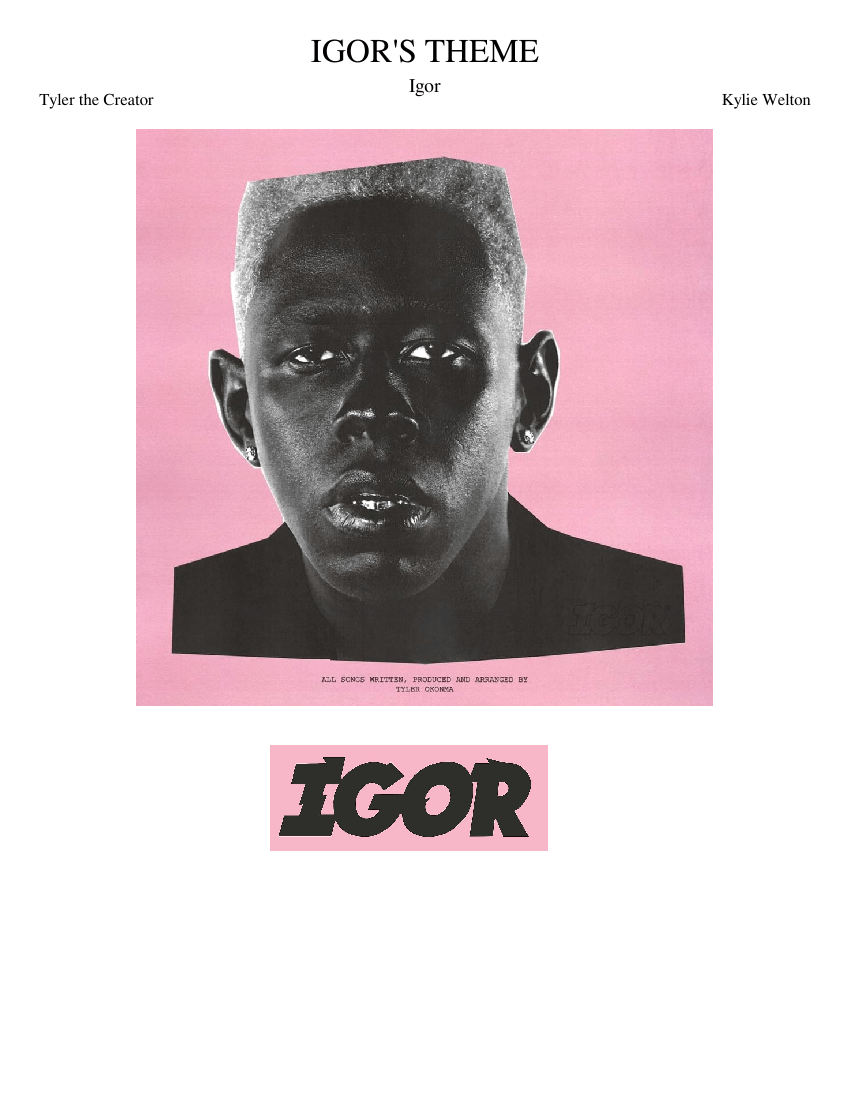 Igor's Theme - Tyler, The Creator - Main Groove Drum Transcription