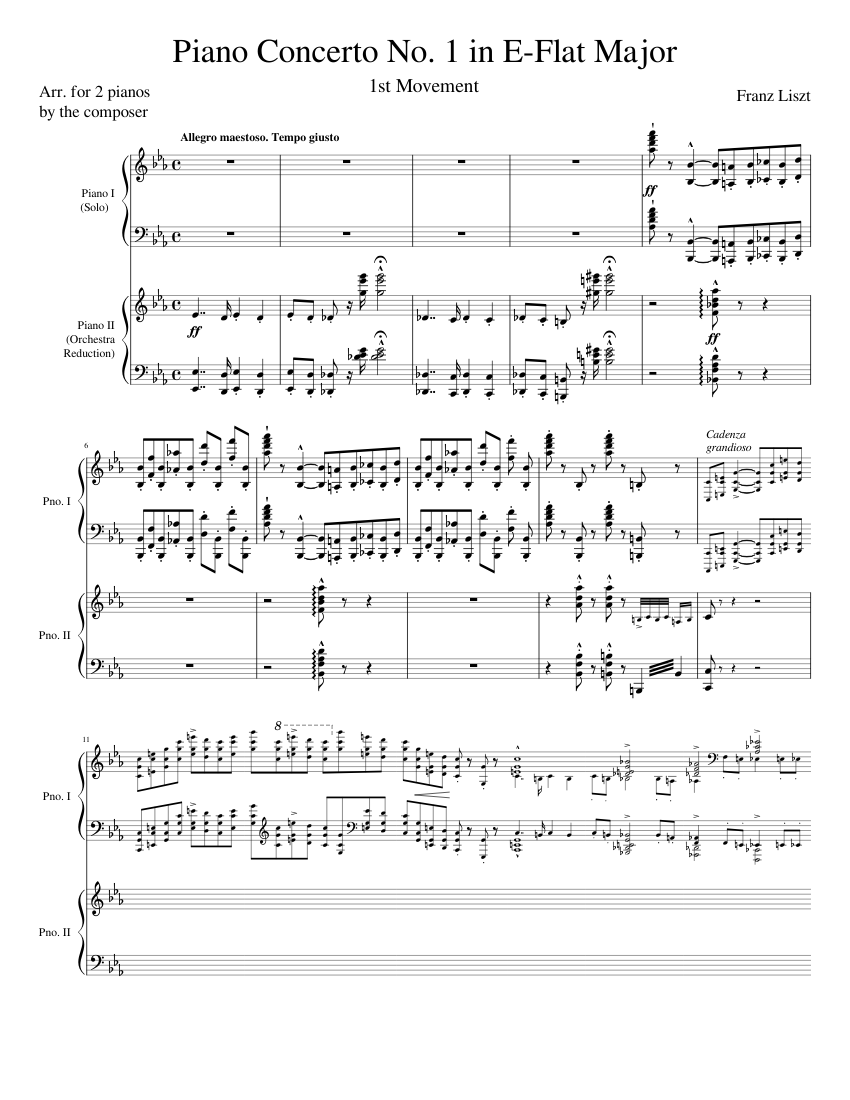 Piano Concerto No.1 S.124