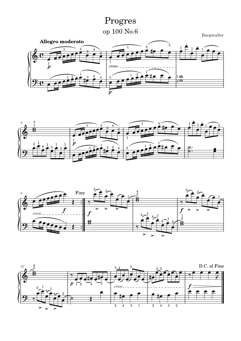 Progres Sheet music for Piano (Solo) | Musescore.com