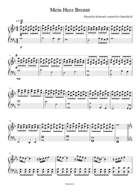 Free Rammstein sheet music | Download PDF or print on Musescore.com