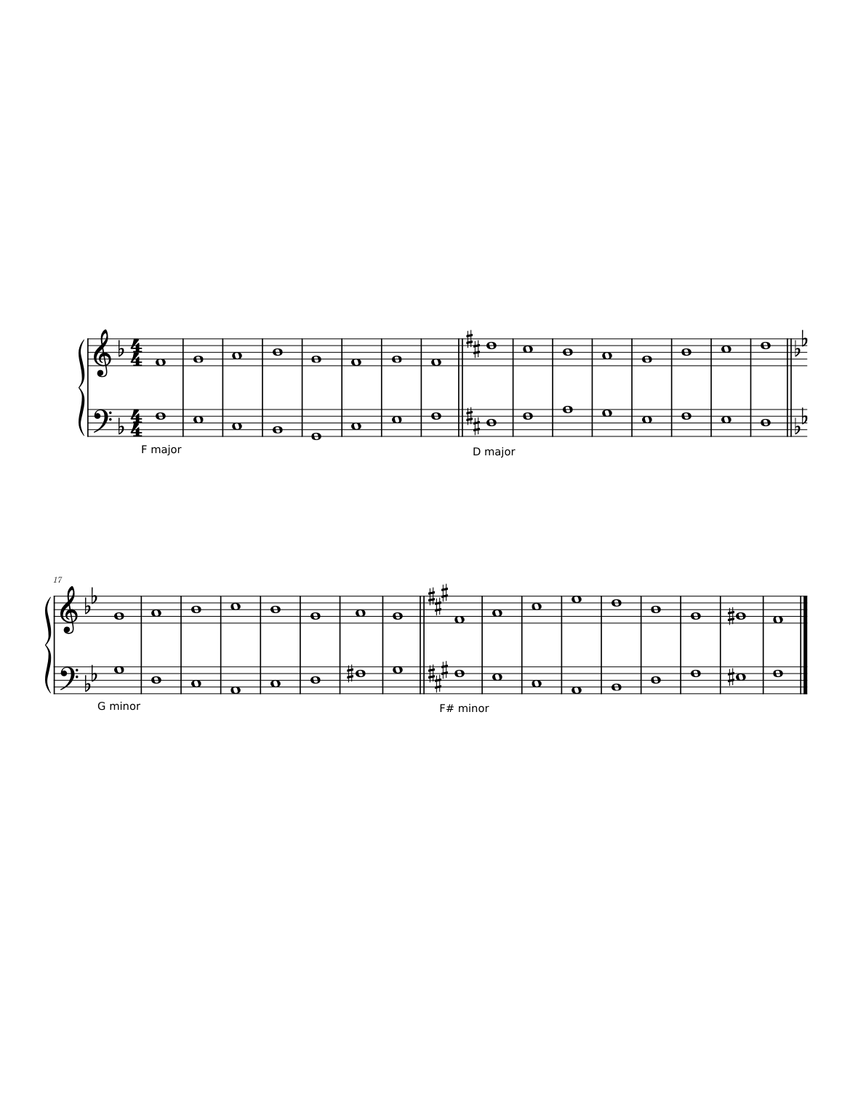 Cantus Firmus Homework 1 Sheet music for Piano (Solo)