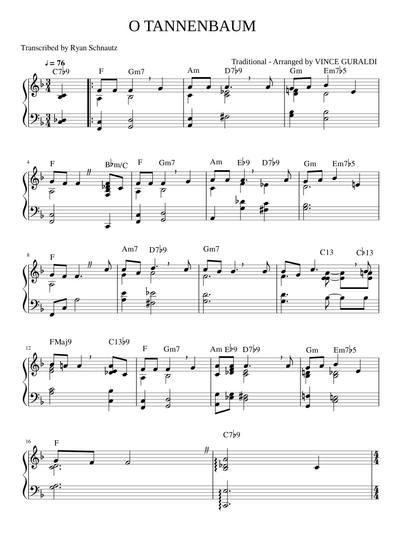 Vince Guaraldi Sheet Music Free Download In Pdf Or Midi On Musescore Com Start playing this piano & vocal popular tune in minutes. vince guaraldi sheet music free