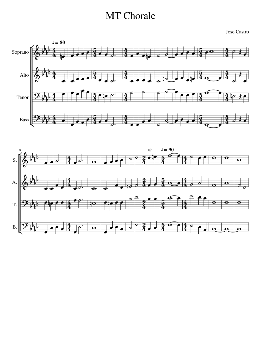 Music Theory Chorale.