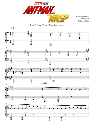 Anthropodie Ant Man And The Wasp Christophe Beck Piano Solo Sheet Music For Piano Solo Musescore Com